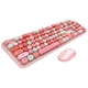 thumbnail image 1 of Teclado + Mouse Inalámbrico Lapiz Labial Retro Mujer - Rosado, 1 of 6