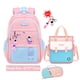 thumbnail image 1 of NEW Nylon Backpack Child Girl Boy Cartoon Back Bag Elementary Student School Bags Set Waterproof Lightweight Kids Book Bag, 1 of 3