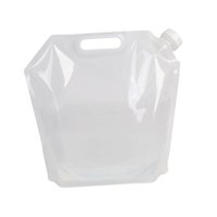 Ioensy - Bolsa De Contenedor De Tanque De Agua Plegable 5L Herramienta Para Beber Al Aire Libre Durable 32.5X30Cm Claro