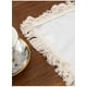 thumbnail image 3 of XmhyTop Juego de 4 Manteletes Individuales Texturizados Clásicos, Resistentes a Manchas, Ideal para Barbacoas y Mesas de Comedor, Estilo A, 45*30cm, Blanco, 3 of 5