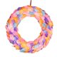 thumbnail image 5 of Corona De Pascua Colorida De 13 Pulgadas Para La Decoración Del Hogar De La Puerta Principal, Amarillo, Rosa, Azul, 5 of 5