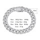 thumbnail image 2 of Pulseras de Plata para Hombre de 10 Mm Transparentes 5A+ CZ Pulsera de Cadena para Hombre Hipoalergénica Pulsera de Eslabones de Plata Esterlina 925 para Hombre Joyería 15-21 Cm, 2 of 7