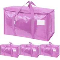 Bolsa De Almacenamiento Ticonn Paquete De 4, 69X38X38 Cm, Rosa Resistente