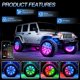 thumbnail image 4 of Luces de Rueda Beatto RGB 39 cm 4 piezas Control por App, 4 of 8