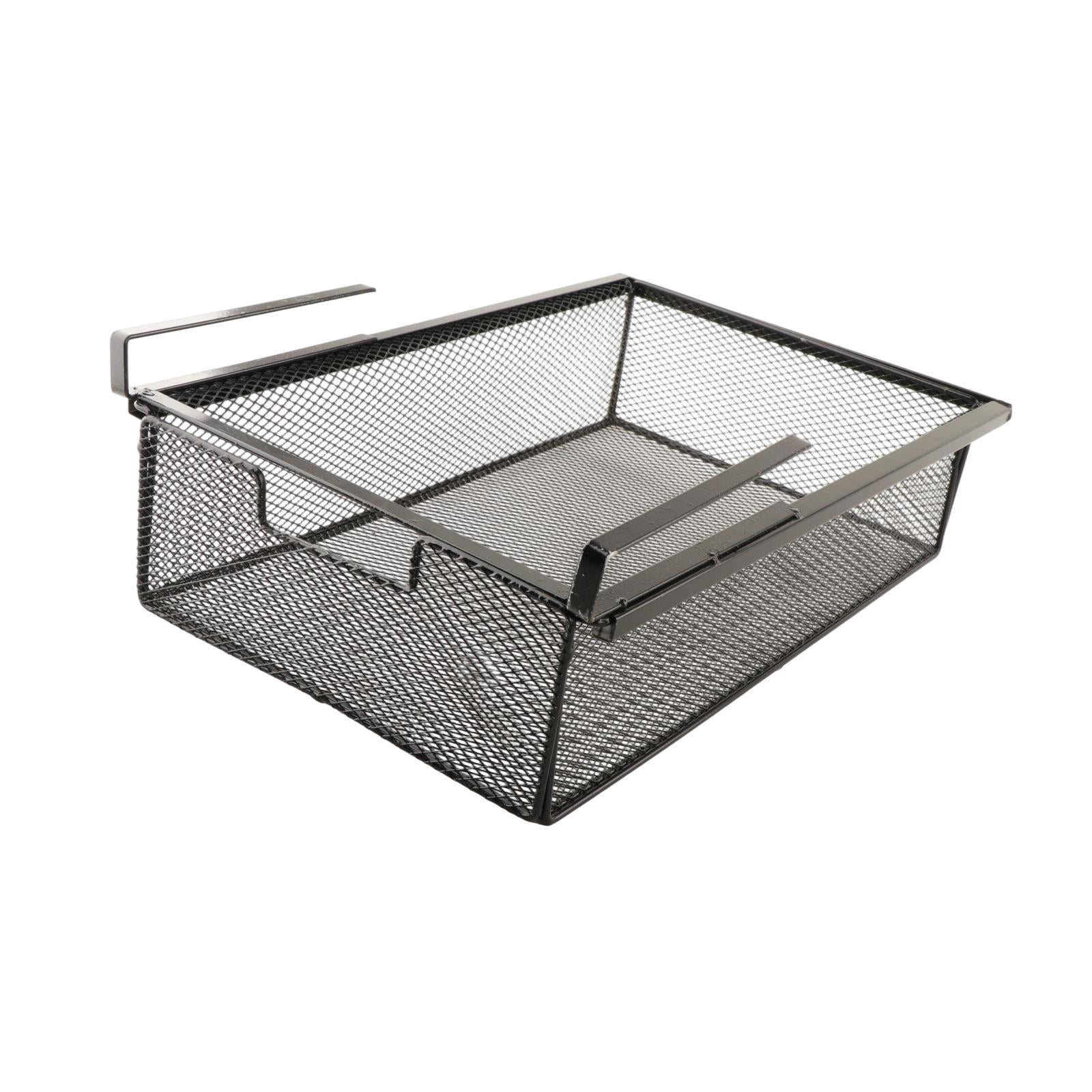 Magideal - Cajón De Almacenamiento Debajo Del Escritorio, Organizador De Escritorio, Ahorro De Espacio, Estante De Almacenamiento, Contenedor, Cajón Extraíble Co Negro