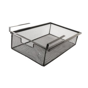 Magideal - Cajón De Almacenamiento Debajo Del Escritorio, Organizador De Escritorio, Ahorro De Espacio, Estante De Almacenamiento, Contenedor, Cajón Extraíble Co Negro