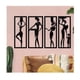thumbnail image 1 of Cuadros Damas Africanas Pack 4 Unidades Madera 3mm, 1 of 2