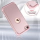 thumbnail image 3 of Funda para iPod Touch 7, Touch 6 y Touch 5 con dos protectores de pantalla, [Serie de tres capas] Protección resistente a golpes y golpes para Apple iPod Touch de 5/6/7.ª generación, color oro rosa., 3 of 5
