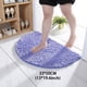 thumbnail image 1 of 1pc Soft and Comfortable Chenille Semicircle Shaggy Rug for Bathroom and Bedroom - Anti-Skid and Absorbent Carpet for Toilet and Household - Durable Floor Mat for Home Decor and Comfort, 1 of 5