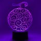 thumbnail image 1 of Lámpara Otaku Lamps Fruta Gum Gum RGB LED 3D Anime Regalo, 1 of 7