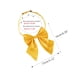 thumbnail image 2 of INSPIRE CHIC Pajarita Ajustable Sólida Pre-Anudada para Mujer con Correa de Cuello Amarilla 13*16cm/5.12"*6.30", 2 of 5