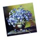 thumbnail image 2 of kit de bordado de cinta para principiantes patrón de margarita azul decoración de la pared del hogar bricolaje, 2 of 5