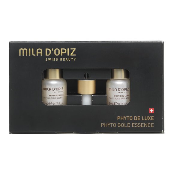 Sérum facial Mila d'Opiz Phyto De Luxe Gold Essence, 2 unidades