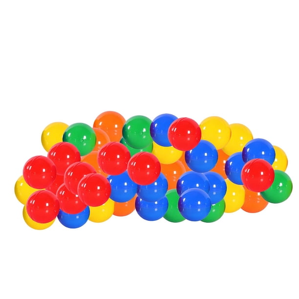 50 Unids Bingo Ball Calling Balls Equipo de reemplazo Apertura portátil Durable Tally Ball Raffle Balls para cumpleaños Home Market Nights Family
