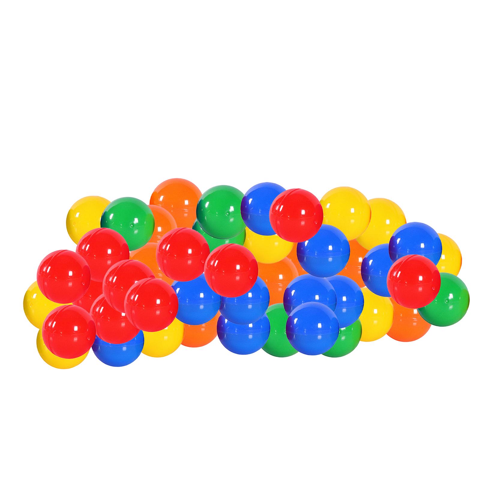 Magideal - 50 Unids Bingo Ball Calling Balls Equipo De Reemplazo Apertura Portátil Durable Tally Ball Raffle Balls Para Cumpleaños Home Market Nights Family