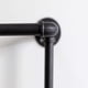 thumbnail image 5 of Perchero de pared industrial Homeyeeng de tubo negro, 2 piezas, 5 of 7