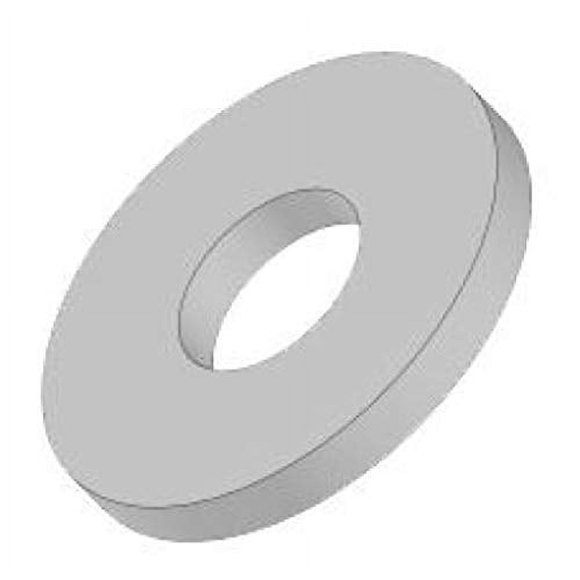 Arandelas Crimp Supply 5 cm ID - Pack de 5 Zinc-Transparente