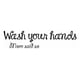 thumbnail image 1 of Decomural Wash Your Hands Bathroom WS-40795, 1 of 2
