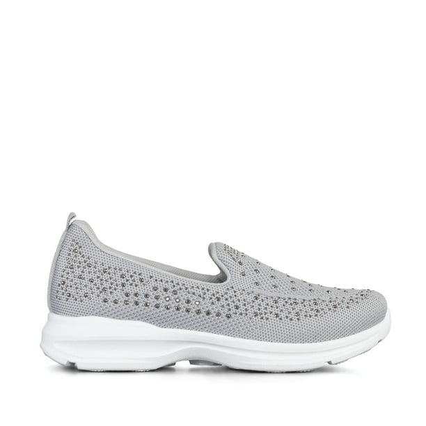 Zapatilla casual Mujer Slip On Con Pedrería Weide TFA203