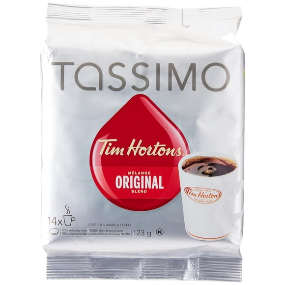 Cápsulas de café Tim Hortons Original, paquete de 14