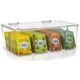 thumbnail image 1 of Organizador de bolsitas de té Utopia Home, apilable con tapa, 1 paquete, transparente, 1 of 9