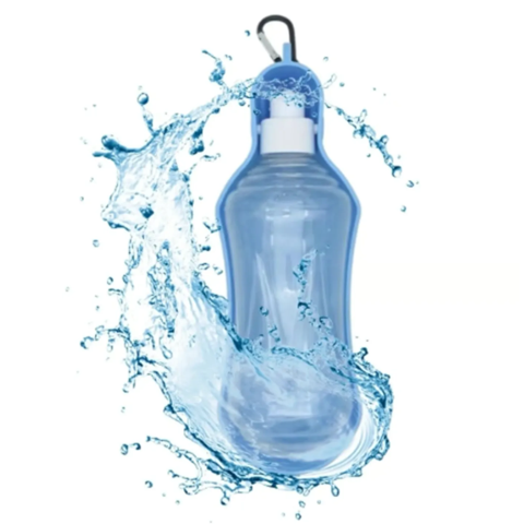 Genérico - Botella De Agua Plegable Para Perros Y Gatos 500Ml