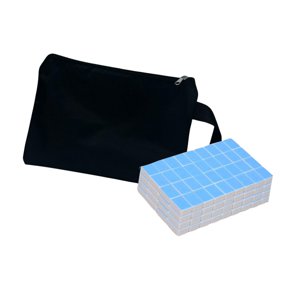 Bothyi - Mini Juego De Mesa Mahjong De Viaje, 144 Fichas Mahjong Para Reuniones Al Aire Libre En Casa Azul