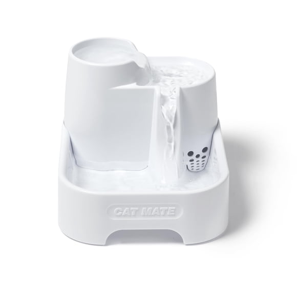 Fuente de Agua para Mascotas Cat Mate 335 2.1L con Filtro de 3 Etapas