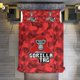 thumbnail image 2 of Dark Red Camo Gorilla Tag Comforter Set Soft 3 Pcs Twin Bedding Sets Thicken for All Season, 2 of 5