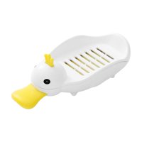 Magideal - Jabonera Caja De Jabón Portátil Con Drenaje Jabonera De Fácil Limpieza Titular De Dibujos Animados Para Fregadero, Encimera, Cocina, Ducha, Bañera