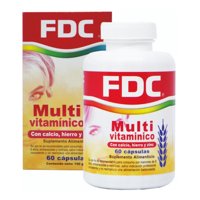 Fdc - Multivitaminico + Calcio + Fierro + Zinc X 60 Capsulas
