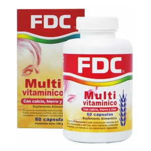 Fdc - Multivitaminico + Calcio + Fierro + Zinc X 60 Capsulas
