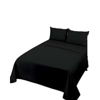 Genérico - Juego De Sabanas King Negro