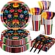thumbnail image 1 of Juego de vajilla Jremreo 175 piezas, 25 porciones, Mexican Fiesta, 1 of 6