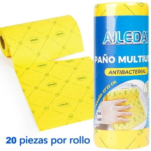 Aileda Paño De Limpieza Trapero 22X23Cm Rollo 20 Unidades