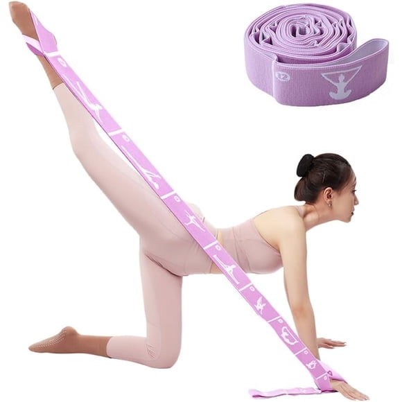 12-Loop Resistance Stretch Band, Numbered Flexibility Strap