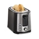 thumbnail image 1 of Tostadora Hamilton Beach de 2 rebanadas, ranura extra ancha, acero negro, 1 of 9