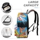 thumbnail image 4 of Scooby-Doo-theme Backpack, Campus style schoolbag Bookbag with Adjustable Shoulder Straps And Large Zip Compartment, Unisex Travel Bags.42x30x15cm, 4 of 6