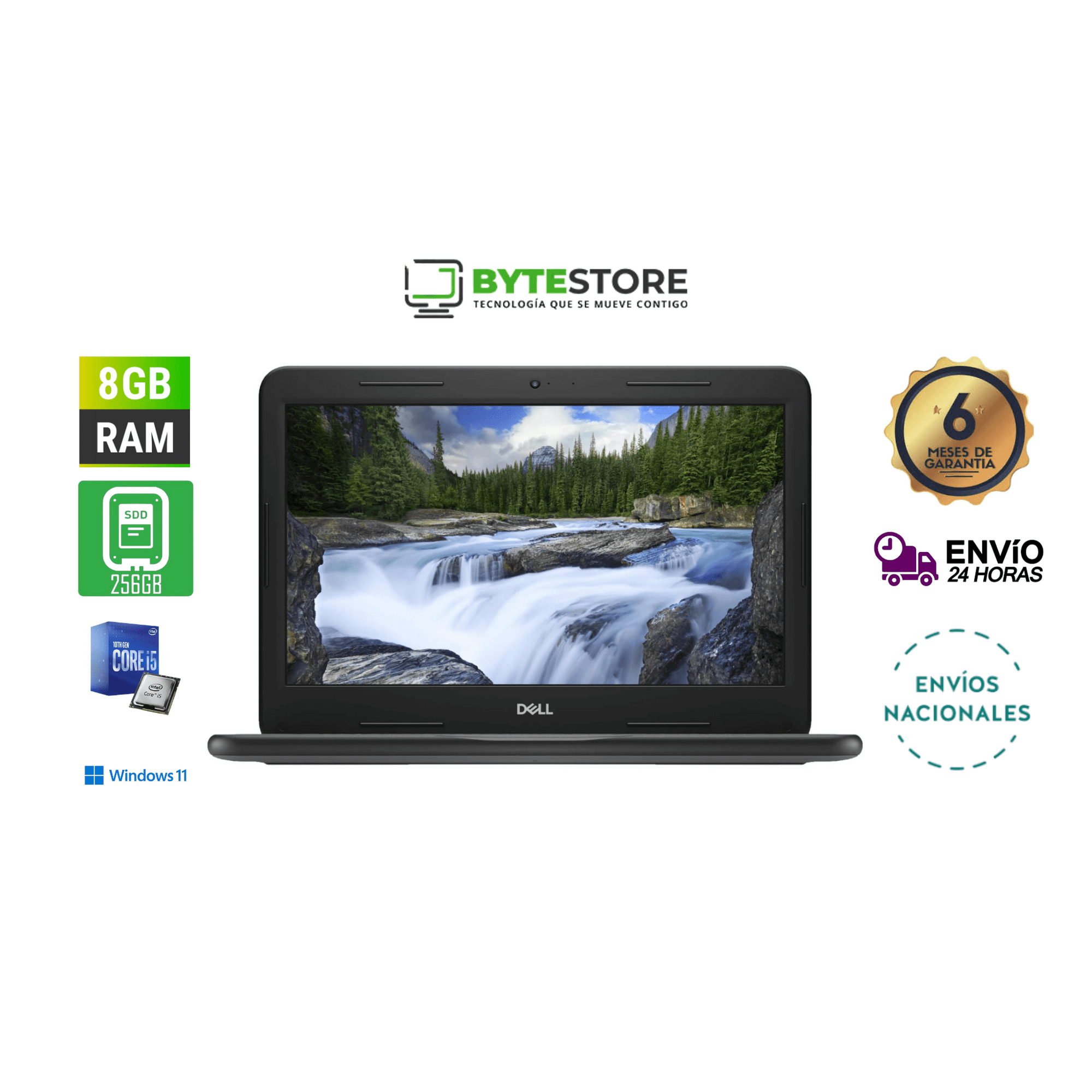 Dell Latitude 3310 I5-8265u 8gb Ram 256gb Ssd 13.3" Hd Win11