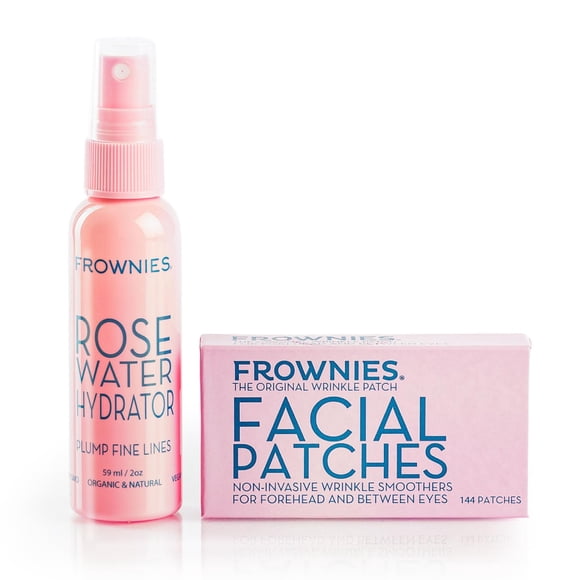 Parches Faciales Y Combo Hidratante De Agua De Rosas 59 Ml