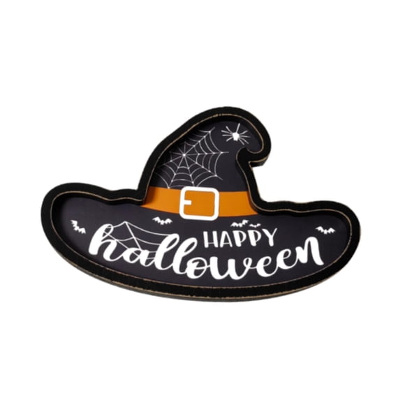 Bandeja Para Servir De Halloween Bandeja De Postre Con Forma De Sombrero De Bruja Para Galletas Cafés Caseros