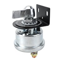 Ioensy - Interruptor De Desconexión De Batería Premium 12-48 V Para Barco, Vehículo Marino, Color Plateado