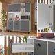 thumbnail image 4 of Kit Cocina 7 Puertas 2 Cajones Gris, 4 of 5