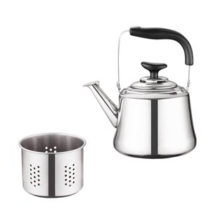 Bothyi - Tetera Silbante De Acero Inoxidable Con Tetera De Filtro Para Hervir Café
