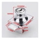thumbnail image 4 of Cerradura Vidrio Templado Segura Y Resistente Muebles Plateado, 4 of 5