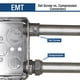 thumbnail image 5 of Conector de compresión EMT Sigma Electric TC-602, paquete de 25 unidades, 3/4 pulgadas, 5 of 6