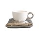 thumbnail image 5 of Taza De Café Con Asa Y Posavasos Para Decoración De Oficina En Casa, Color Blanco Y Gris, 5 of 5