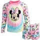thumbnail image 1 of Conjunto de Natación Disney Minnie Mouse con Camiseta de Manga Larga y Shorts Rosados, 1 of 8