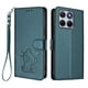 thumbnail image 1 of Motorola Edge 70 Fusion Funda Billetera con Estampado de Gato, Verde Oscuro, 1 of 6