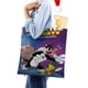 thumbnail image 4 of Sylvester and Tweety Pie Bolso de tela con estampado de lienzo para mujer, bolsa de compras reutilizable y estética, con cremallera interior, regalo para mujer,40*45cm., 4 of 6